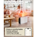 1500 W konvekcinis šildytuvas su WiFi valdymu 14–18 m² patalpoms IPX4 baltas CO1500MAXWIFI3 Mill