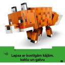 Lego Konstruktors Minecraft Lapsa 21588, 497 gab., kustīgas kājas, grozāms kakls, kustināma galva