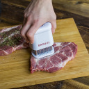 Meat Tenderizer with Safety Block BROWIN 311401, 56 Stainless Steel Blades, 5.5x7.7x10.8 cm
