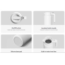 Termoizolēta dubultsienu elektriskā tējkanna 1800 W 1.8 L nerūsējošā tērauda konstrukcija balta BHR9049GL Xiaomi