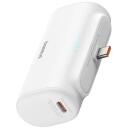 Baseus Powerbank, P10068306213-00, 5000mAh, 20W, USB-C, 5V=2.4A, 2 virzienu ātrā uzlāde