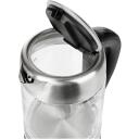Adler | Kettle | AD 1247 | With electronic control | 1850 W | 1.7 L | Stainless steel/Glass | 360&deg; rotational base | Stainless steel/Transparent