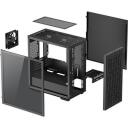 Deepcool MATREXX 40 3FS Korpus DP-MATX-MATREXX40-3FS, 2x3.5" ketaste pesa, 2x2.5" ketaste pesa, 3x120mm LED ventilaatorit, ATX PS2