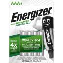 Energizer Akumulators 417002, 700 mAh, 1.2 V, NiMH, 4 gab., 1000 uzlādes cikli, 5 gadu kalpo&scaron;anas laiks