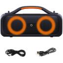 Manta Bevadu skaļrunis SPK216 SPK2160000001, 40W, Bluetooth 5.0, IPX5, TWS, FM, RGB, Google Assistant, Siri, brīvroku