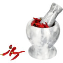 Marmora virtuves piesta, pelēka, Ø 10.5 cm BROWIN 312024