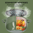 Enamelled Cast Iron Casserole BROWIN 330544 4.5 L sage green