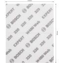 Bosch H&otilde;&otilde;rdepaber 2608902384, 140mm x 115mm, 320, 2 tk, pestav, kaardus, kahepoolsed abrasiivsed terad