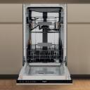 Whirlpool Indaplovė WH6IC11BS7LA0, 44.8 cm, 11 vietų, 9 programos, C klasė, ekranas, juoda