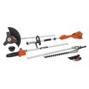 Dārza daudzfunkcionālais rīks 4-in-1, POWERPLUS, POWDPG75530, Vērtējums spriegums: 40 V, Šafts garums: 1770 mm