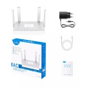 Cudy WR1300E 2.0 | AC1200 Kahe Sagedusalaga Gigabit Wi-Fi Ruuter koos MU-MIMO ja IPv6 Toega &mdash; Valge Korpus