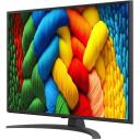 Lg Televizorius 43NANO81A6A, 109.2 cm, 4K Ultra HD, Wi-Fi, Bluetooth, Smart TV, 3xHDMI, 2xUSB, 20W, 4 branduoliai