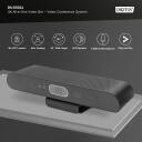 Digitus 4K Visu vienā video bārs DS-55581, 3840 x 2160, 2 mikrofonu, SuperSpeed USB 3.0, melns