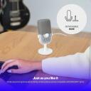 Endorfy mikrofonu EY1B015, 30-18000 Hz, 24 bit, USB Type-C, 3.5 mm, RGB apgaismojums, pieskāriena klusuma poga, GAIN regulē&scaron;ana