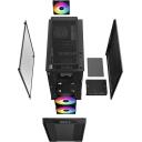 Deepcool Korpus CC360 R-CC360-BKAPM3-G-1, 2x3.5'', 3x2.5'', 4 laiendusslotti, 1xUSB3.0, 1xUSB2.0, 1xAudio