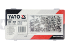 Kruvimutrid nailonrõngaga, komplekt (146 tk.) YT-06774 YATO