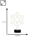 Manta Dekoratīvā lampa SNL84WH, 5W, 1xLED, 2m vads, balta krāsa, brīvi stāvo&scaron;a, skārienpoga