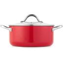 Russell Hobbs Riviera 4 daļu pannu komplekts RH03821, sarkans/melns, alumīnijs, 4 gab., visām plītīm, nepiedego&scaron;ais