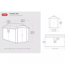 Dārza šķūnis Premier 7511 KETER 29212373