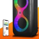 Manta Karaoke skaļrunis SPK0401B100, 100 W, Bluetooth, X-BASS, 10 h atskaņo&scaron;anas laiks, iebūvēts akumulators