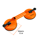 Siurbtukas, aliuminis, 2 galvutės, VEVI-2A TRUPER