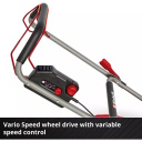 Einhell GP-CM 36/47 S Li BL akutoitega muruniiduk muru niitmiseks iseliikuv 47cm 36V harjadeta Power X-Change 3413310 4x4.0Ah punane must