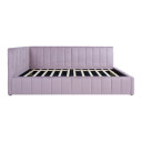 Gulta JASPER 90x200cm, violeti rozā 28523