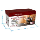 Elektriskā portatīvā 2in1 kūpinātava un cepšanas krāsns 600 W 0–250 °C 65×45 cm 330020 Browin