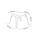 Laste laud KETER 29185443732 64x64x48cm roheline