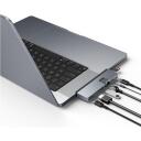 Hyper dokstacija DUO PRO 7-in-2 USB-C, HD575-GRY-GL, 1xEthernet, 1xHDMI