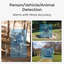 Āra viedā 4K 4G LTE PTZ bezvadu akumulatora novērošanas kamera ar 3× optisko tuvinājumu krāsu nakts redzamību Balta Go Series G450 with Solar Panel 2 B4GPT4K06SP Reolink