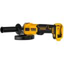 Dewalt DCG407N-XJ 18V XR bez oglī&scaron;u 125mm leņķa slīpma&scaron;īna ar slēdzi, 9000 RPM, 1.6kg, 22.23mm caurums, bez akumulatora