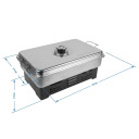 Lauko stalas &bdquo;Total BROWIN 330004&ldquo; 27,2 cm x 42,6 cm x 10,8 cm, 4,05 kg