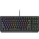 Genesis Mehāniskā Spēļu Tastatūra THOR 230 TKL NKG-2077, 87 taustiņi, USB, RGB, Outemu Red slēdži, TKL dizains