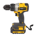 Impact drill - screwdriver brushless 20V 50Nm, POWERPLUS, POWX00450, 2 batteries 20V 2000mAh, 16 torque positions.