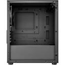 Fsp Korpuss S110-B, 1 x 2.5"; 2 x 3.5", 4, micro ATX, 120mm ventilatori, melns