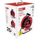 Emos Уличный удлинитель P19625, 25 м, 4 розетки, 230 В, 16 А, IP44, резина, H05RR-F3G, защита от детей
