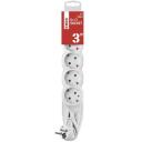 Emos Ilgintuvas P0523R, 3m, 5&times;2P+PE VOKI&Scaron;KAS, PVC, 3680W, vaikų apsauga