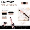 Adler lokiraund AD 2118, 56 W, 200 &deg;C, 32 mm, keraamiline kate, automaatne v&auml;ljal&uuml;litus, p&ouml;&ouml;rlev kaabel