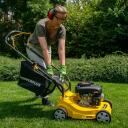 Zāles pļāvējs 132cc, POWERPLUS, POWEG60219, 390 mm griešanas platums, 3 augstuma iestatījumi, 500 m² zālienam