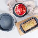 Russell Hobbs Форма для выпечки RH03419, 18см, углеродная сталь, камень ночи, съемное дно, 220&deg;C, антипригарное
