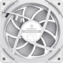 Gamemax Korpuse ventilaator KF300R WH, 120mm, 800-1600 rpm, 44.35 cfm, PWM tugi, ARGB ventilaator
