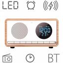 Manta Žadintuvas RDI912W, 0.7kg, 93mm, 169mm, 100mm, 10W, Bluetooth 5.1, FM radijas, 10h baterijos veikimo laikas