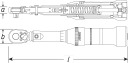 Momentats atslēga 3/8&Prime;, 5&ndash;60 Nm, &plusmn;2%, ar HiPer reverso ratchet, Len, 6110-1CT
