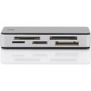 Digitus kar&scaron;u lasītājs, DA-70330-1, USB 3.0, 5 Gbps, atbalsta 2 kartes, Plug&Play, hot-swap