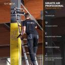 Batavia Giraffe PRO Teleskopiskās kāpnes 7063670, 3.81m, 12 pakāpieni, 150kg, alumīnijs, 4.6m darba augstums