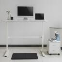 Maclean istu-seisa k&auml;sitsi reguleeritav laud ER-401W, 70-117cm, 140x60cm, 40kg, reguleeritav tugi, komplektis montaažitarvikud