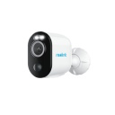 Āra viedā 2K bezvadu WiFi akumulatora novērošanas kamera ar kustības detekciju Balta Argus Series B330 with Solar Panel BWC2K02SP Reolink