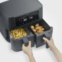 Severin Gaisa fritieris FR 002463, 2x4L, 2600 W, taimeris, automātiskā izslēg&scaron;anās, nelīpo&scaron;ais pārklājums