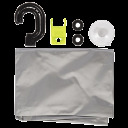 Pārvietojamā automašīnas duša, 82991, LUND, 10L/min, IPX8 aizsardzība, 12V elektriskā sūknis